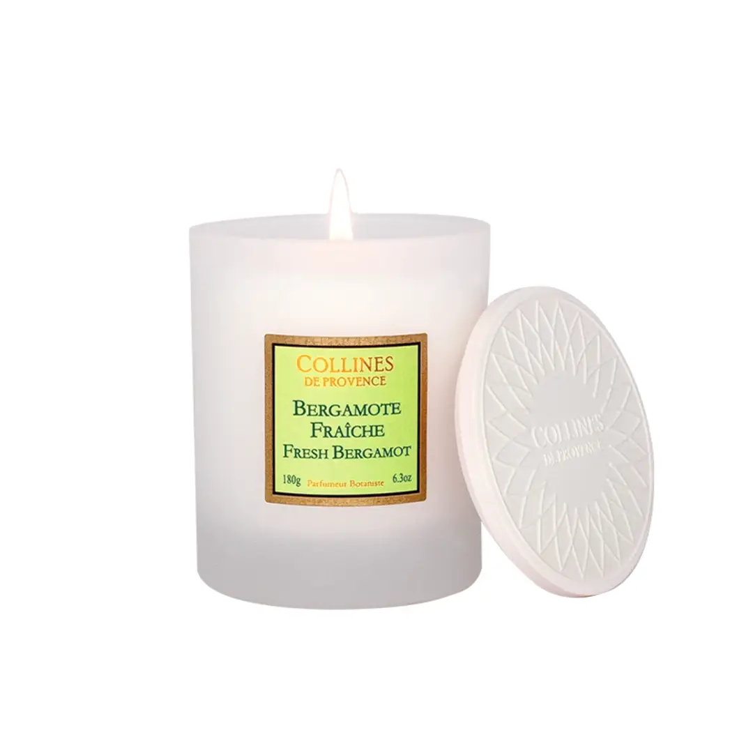 Scented candles from "Collines de Provence" Bergamote