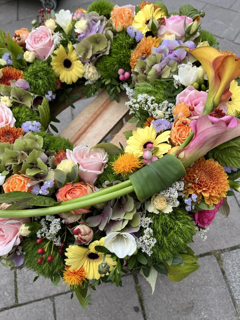 Couronne de fleurs de deuil Monsieur Fleur