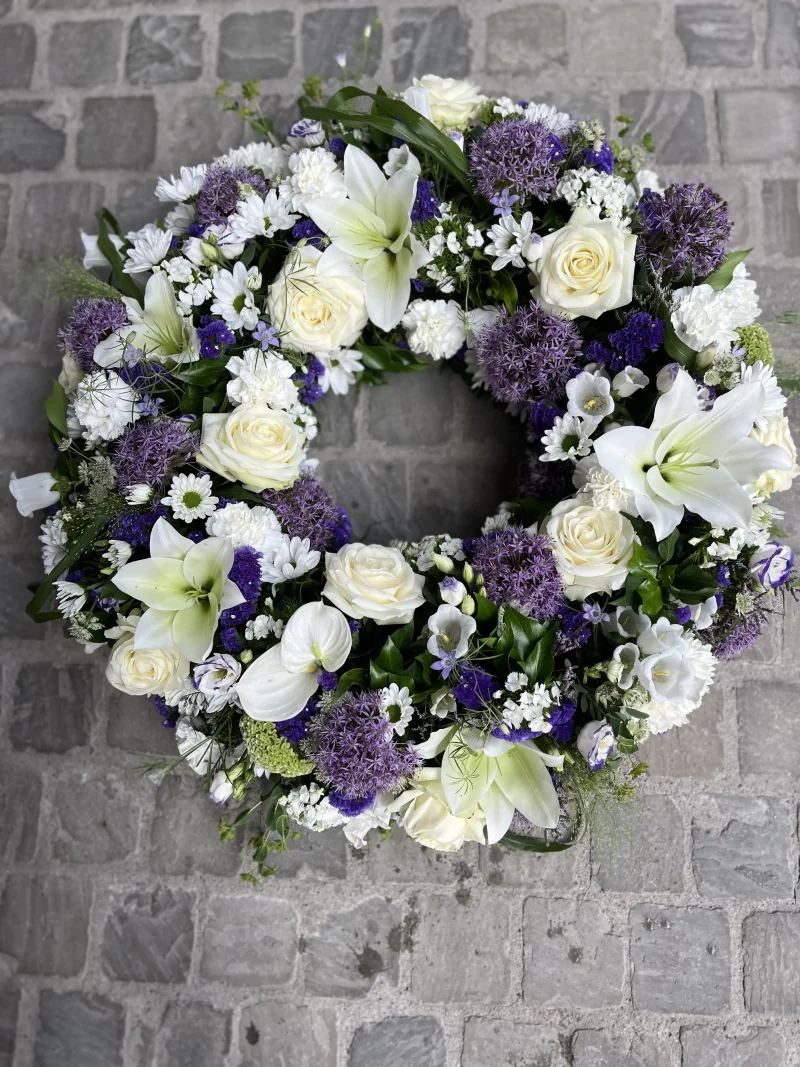 Couronne de fleurs de deuil Monsieur Fleur