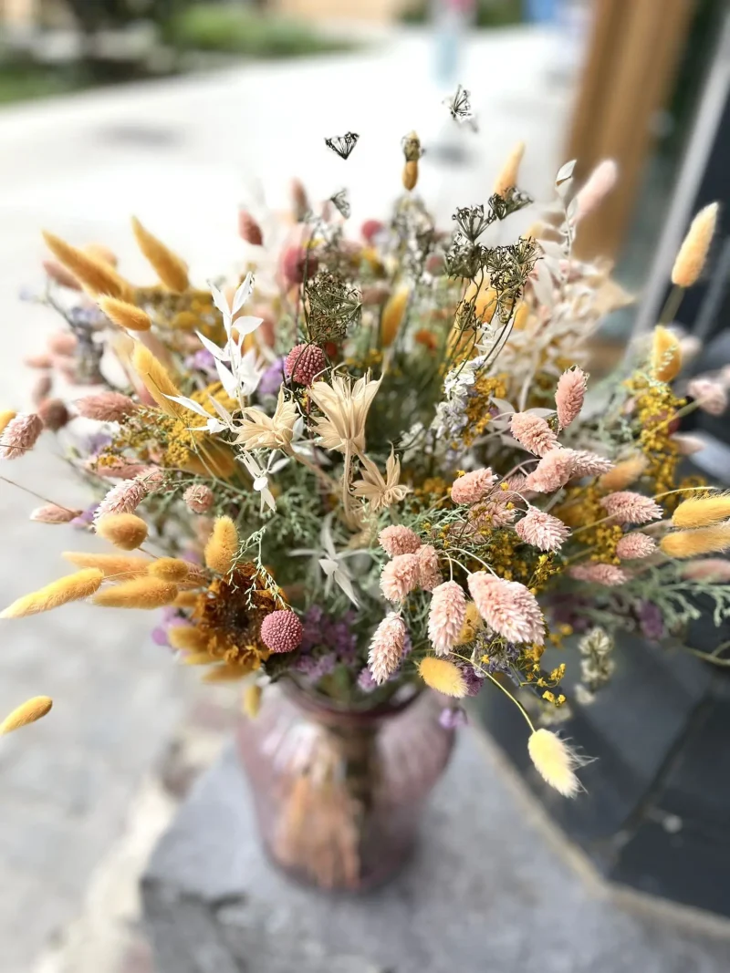 Bouquet de fleurs séchées Monsieur Fleur