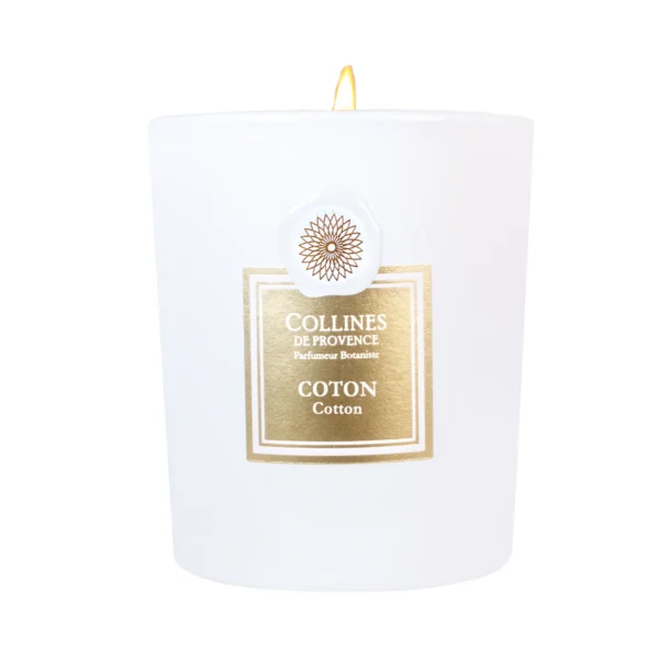 Scented candles from "Collines de Provence" coton