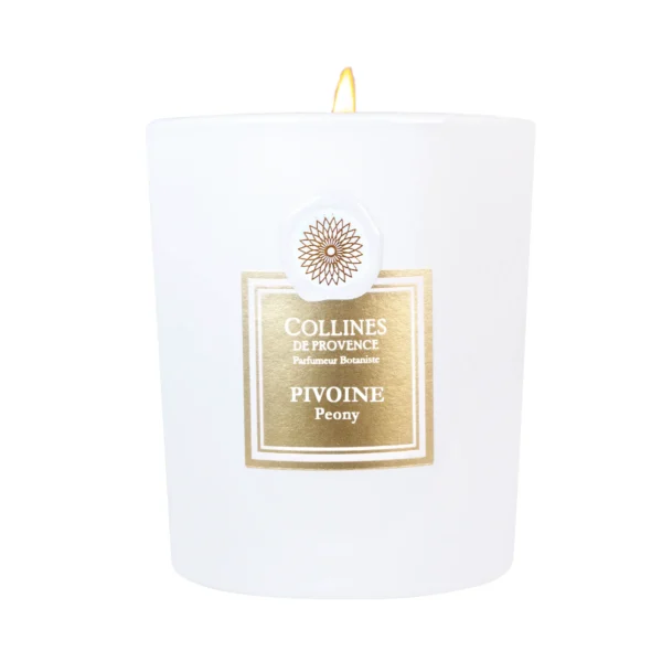 Scented candles from "Collines de Provence" pivoine